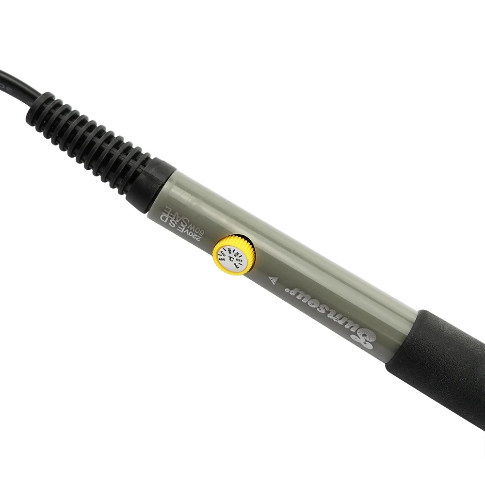 60W Digital Soldering Iron Adjustable Temperature Ceramic Internal Heat Display Thermostatic Electrochemical Tool