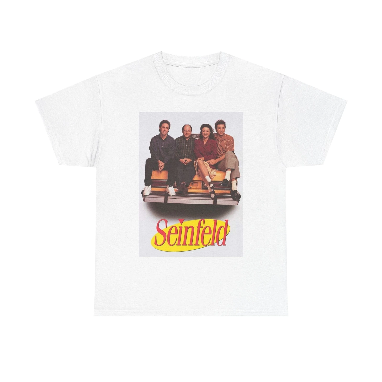 

Футболка Seinfeld винтажная футболка New York в стиле ретро 90-х годов, комедия, унисекс, плотная хлопковая футболка