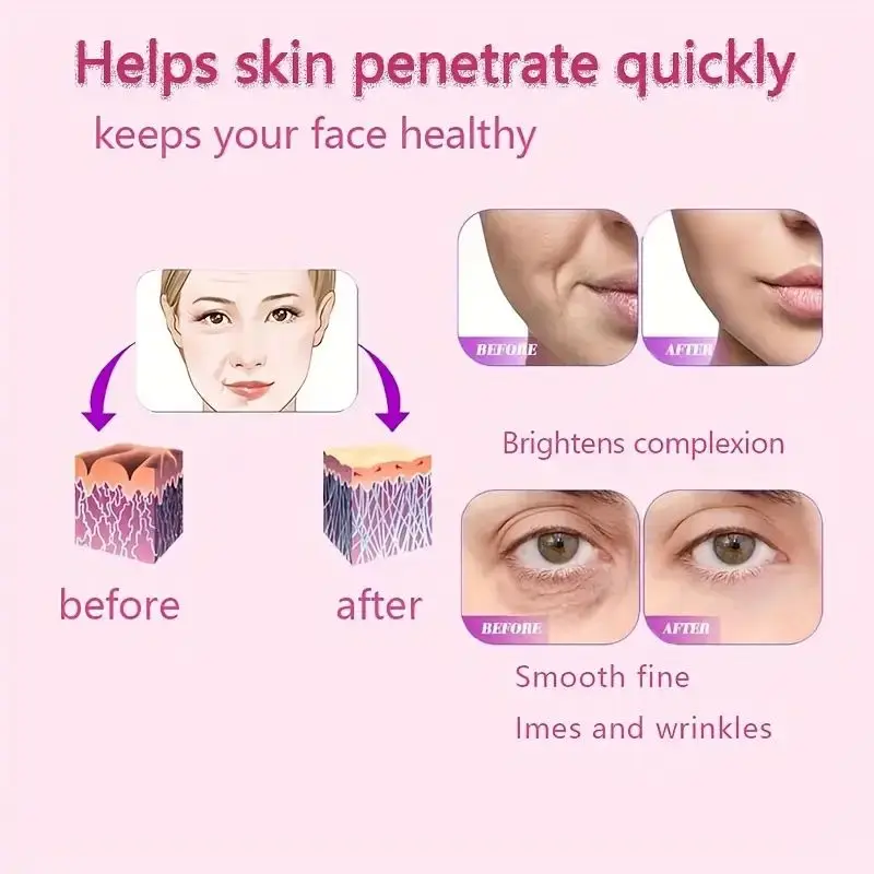 Ladies facial treatment with puck, ball ball, face massager, face neck and eyes, firming skin, reducing puffiness and wrinkles