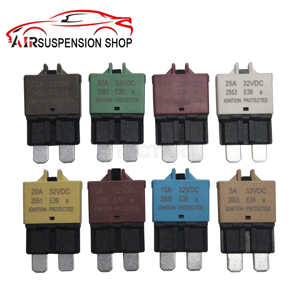 

Automotive Low Profile ATC ATO Fuse Car Resettable 3A 5A 7.5A 10A 15A 20A 25A 30A, For Boat Truck SUV Motorcycle, 8pcs
