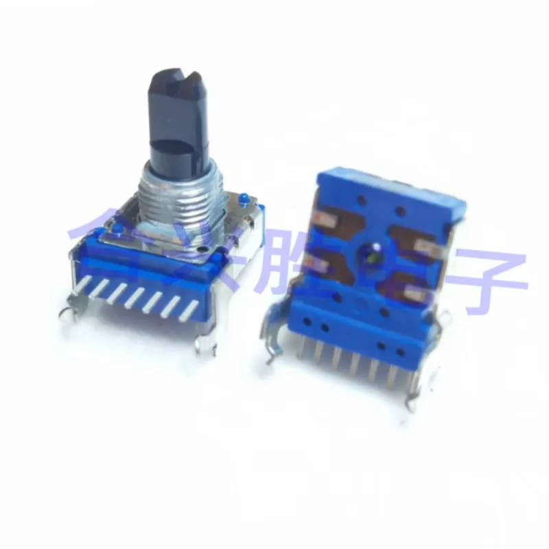 1PCS RK14 Typ Dreh Potentiometer Doppel 7Pin A50K Power Verstärker Audio Volumen Potentiometer Knopf