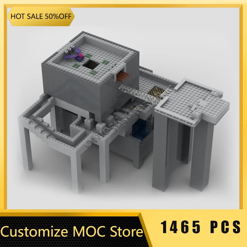 

New 1465 Pcs Customize MOC Creative Luxury Underground City Building Model Building Blocks Assembly Bricks Children Toys Gifts