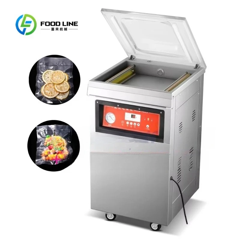 Custom 400 500 600 Commerical Pouch Airtight Single Chamber Vacuum Packing Machine Industrial Food Vacuum Sealer Sealing Machine
