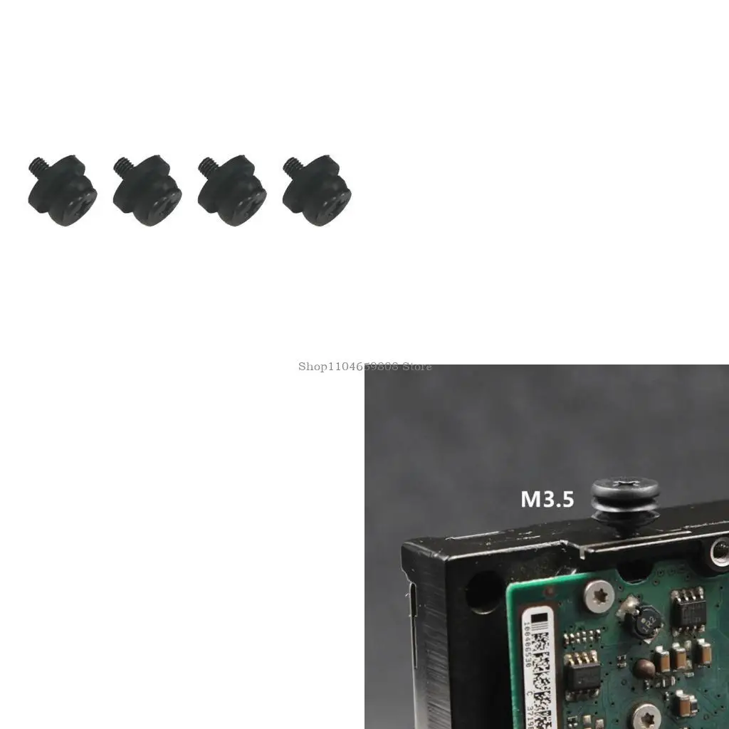 

20Pcs 3.5‘’/2.5‘’ Computer for Case Shock-proof Screws + Hard Drive Shock Absorption Screws