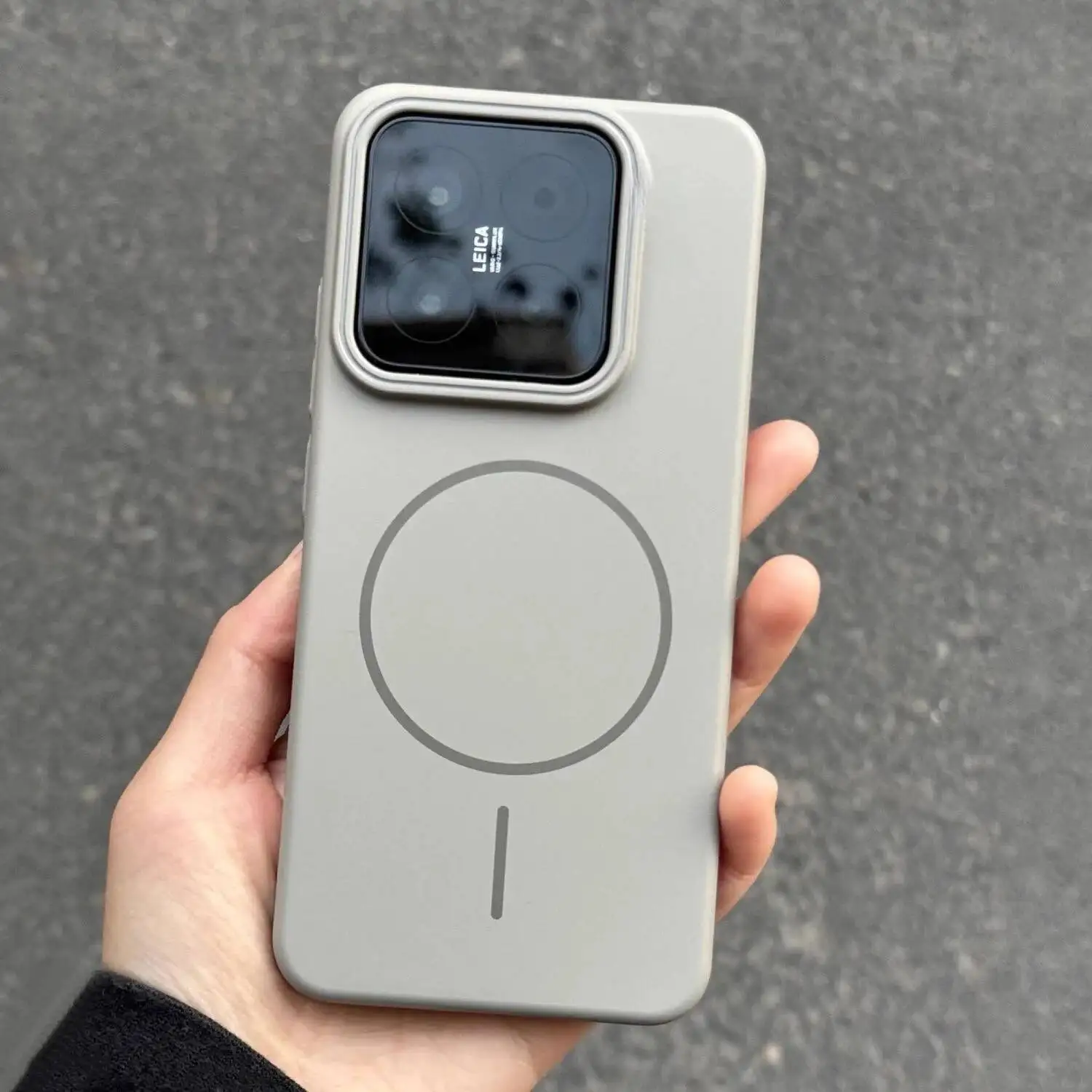 Für Xiaomi 15T Pro Matte PC TPU Hülle für Magsafe Magnetisches Kabelloses Laden Stoßfeste Hartschale Mi15Tpro Rutschfeste Schlanke Passform für Hülle