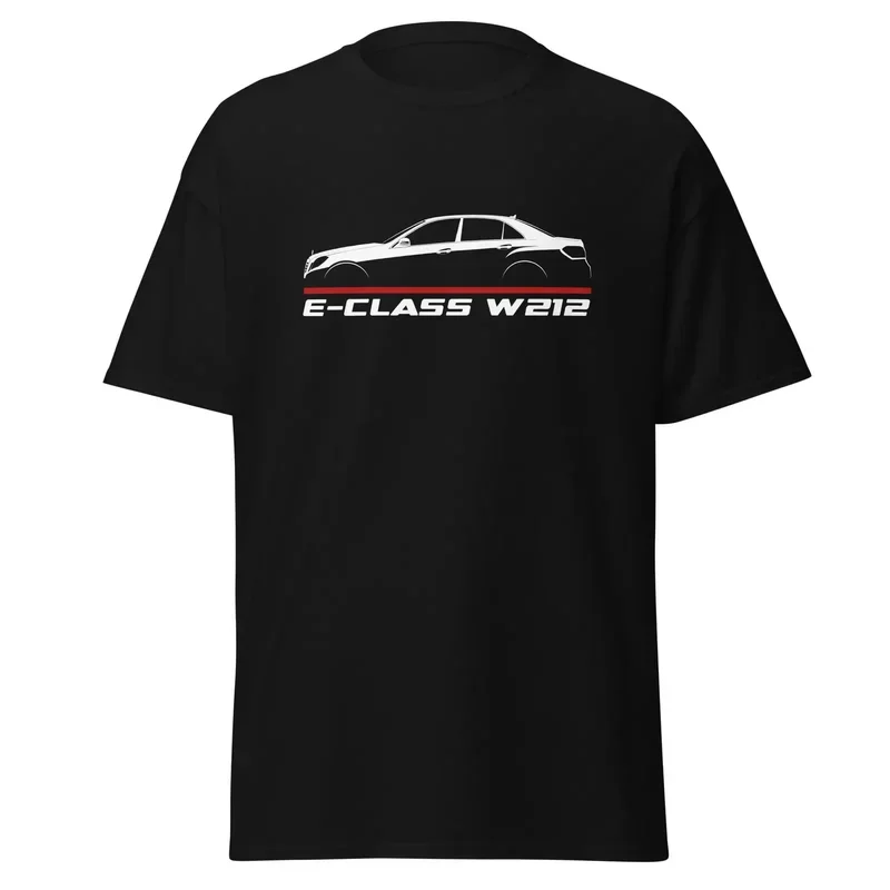 2024 camisa masculina t casual mercede e-class w212 2009-2016 entusiasta camiseta gráfico verão manga curta 100% algodão S-3XL legal t