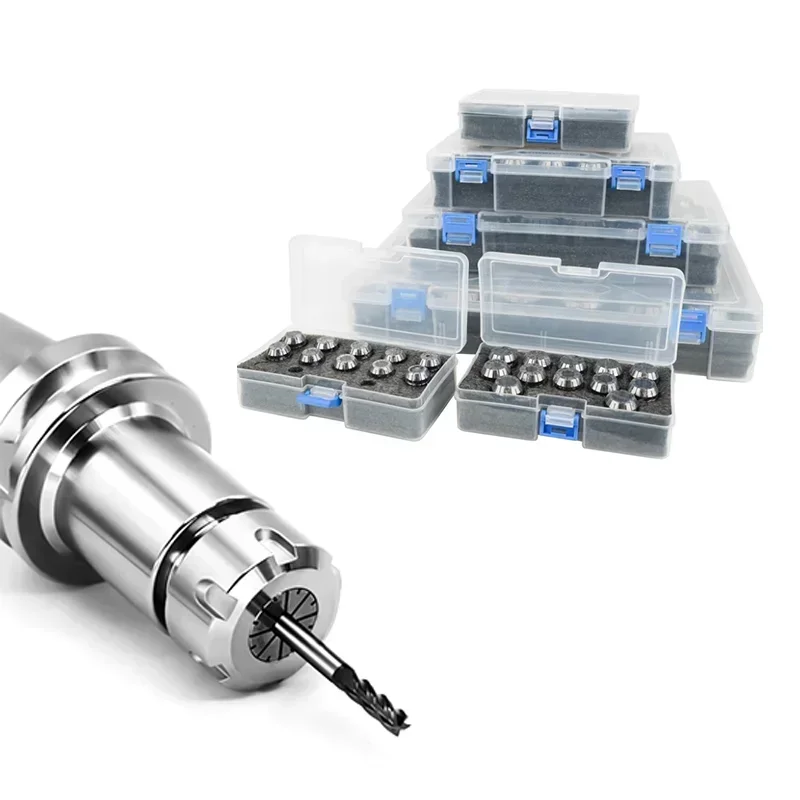 ER AA كوليت مجموعة ER11 ER16 ER20 ER25 ER32 ER40 عالية الدقة 0.008 مللي متر 0.015 مللي متر أدوات حامل لقط ER الربيع جمع تشاك ER