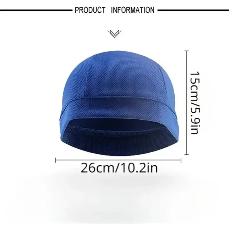 1/3 szt. Szybkoschnący kask czapka rowerowa anty-uv antypotna czapka sportowa motocykl rower jazda na rowerze czapka rowerowa unisex czapka wewnętrzna — zdjęcie 7
