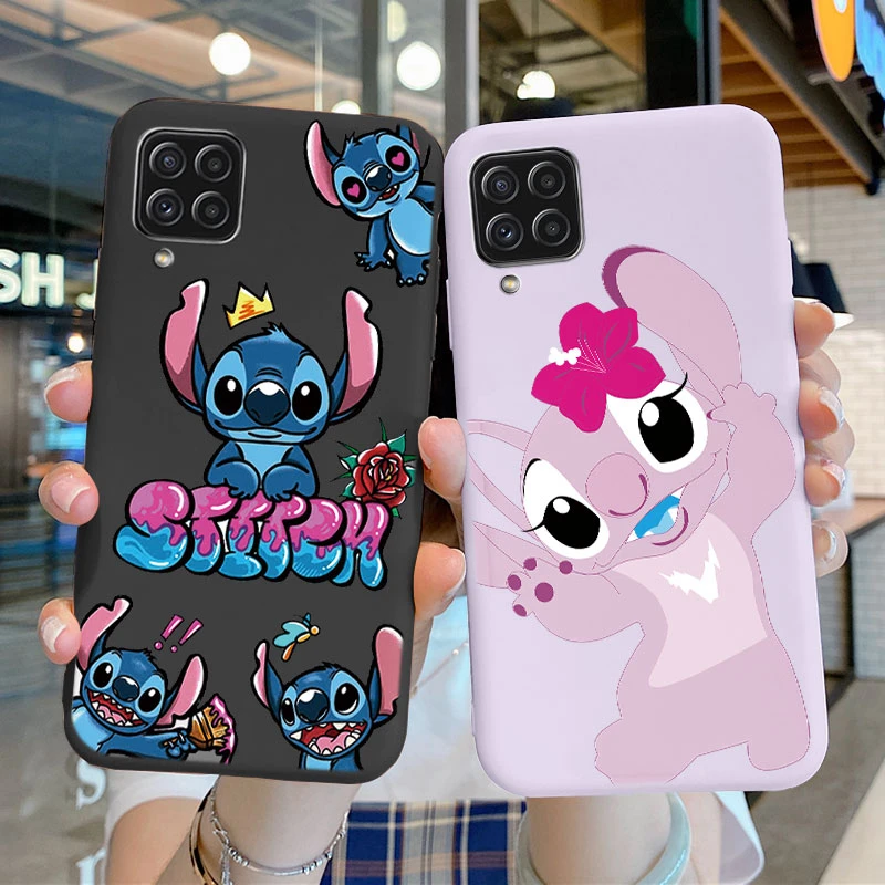 Stitch Abomination Phone For Huawei P40 Lite 4G Nova 7i Nova 6 SE Anime Cover For Huawei P40 Lite Cartoon Black Shockproof Shell