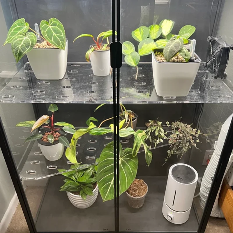 9mm Thickness Indoor Greenhouse Acrylic Shelf for Rudsta Wide Custom Greenhouse Cabinets Shelves Flowers Storage Rack Display