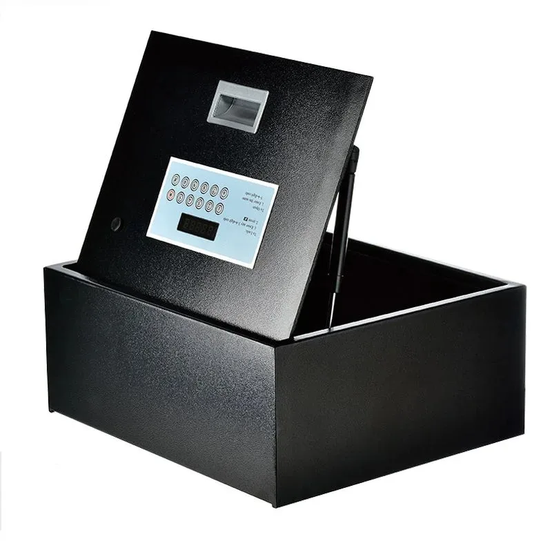 Small top-opening flip-top hotel safe, anti-theft drawer, hidden door safe