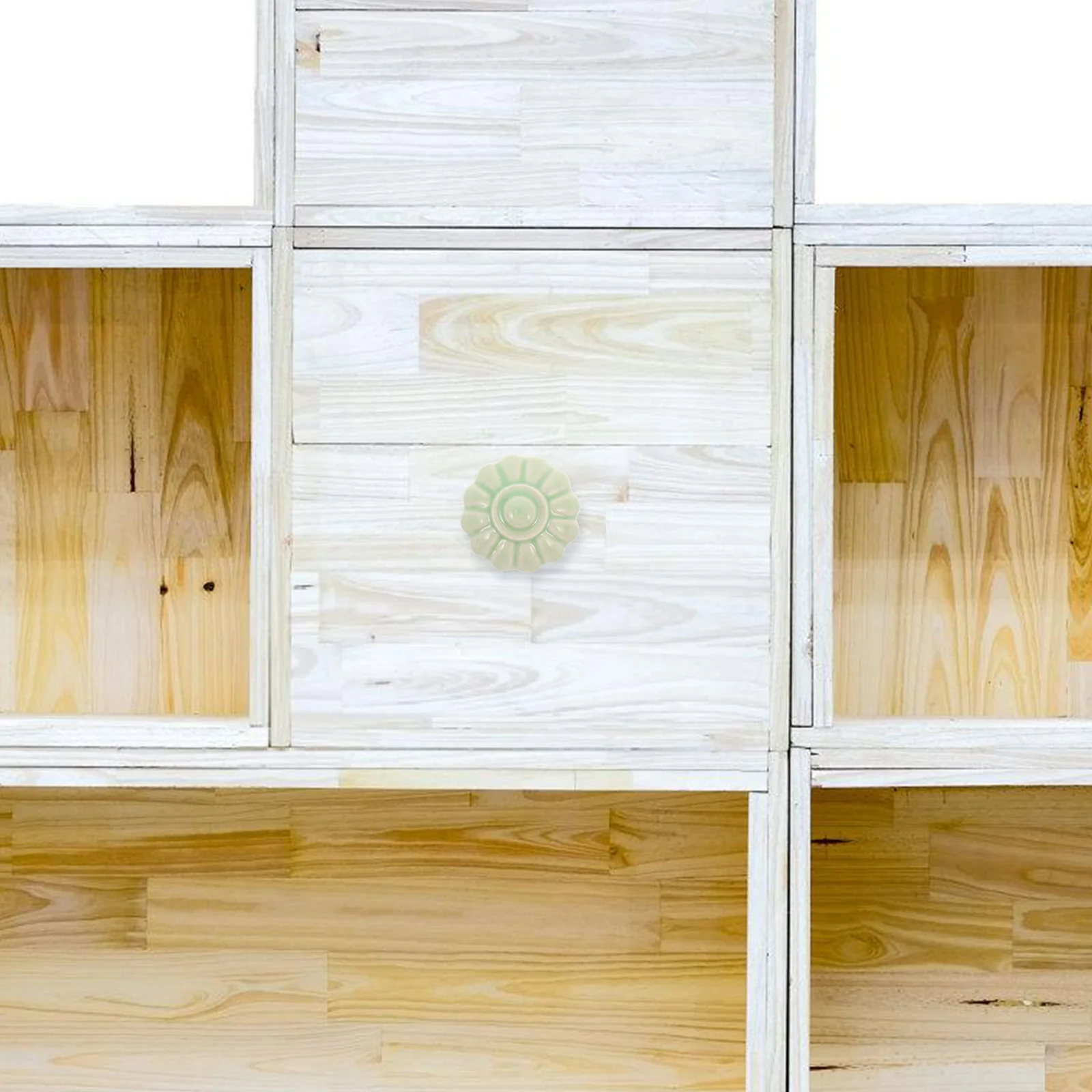 

6Pcs Pumpkin Ceramic Knobs Decorative Cabinet Drawer Dresser Door Pulls Handles for Kitchen Cupboard Wardrobe Home Improvement