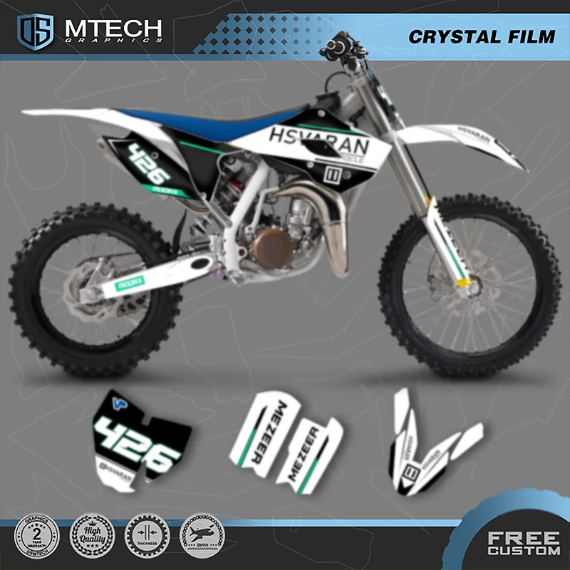 

DSMTECH мотоциклетные графические наклейки, наборы наклеек для Husqvarna TC85 TC 85 2014 2015 2016 2017 005