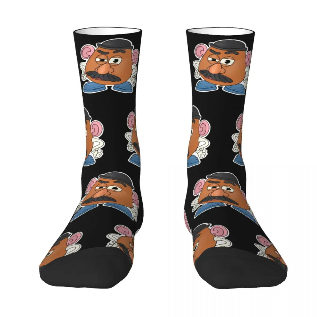 Adults Men Socks Mr. Potato Head Toy Story Stockings Autumn Trendy Soft Breathable Socks Graphic Outdoor Non-Slip Socks