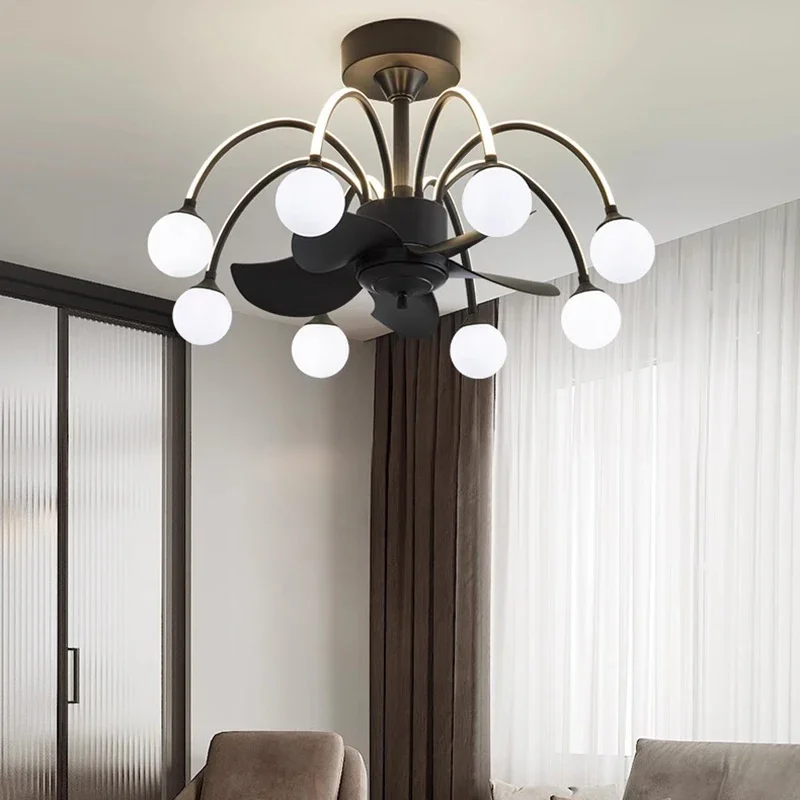 Modern Ceiling Fan Lights Home Decoration LED Chandelier Living Room Kitchen Lighting Chandelier Room Lights Ceiling Lights - Image 5