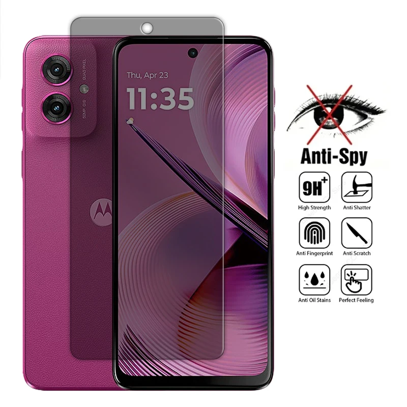 

For Motorola Moto G55 5G Glass Moto G55 Tempered Glass 2.5D Privacy Protection Screen Protector For Motorola Moto G55 Lens Film