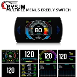 * New Car OBD2 Head Up Display Car OBD Gauge P12 HUD Auto Diagnostic Tools Digital Speed RPM Voltage Meter Display Car Gauge