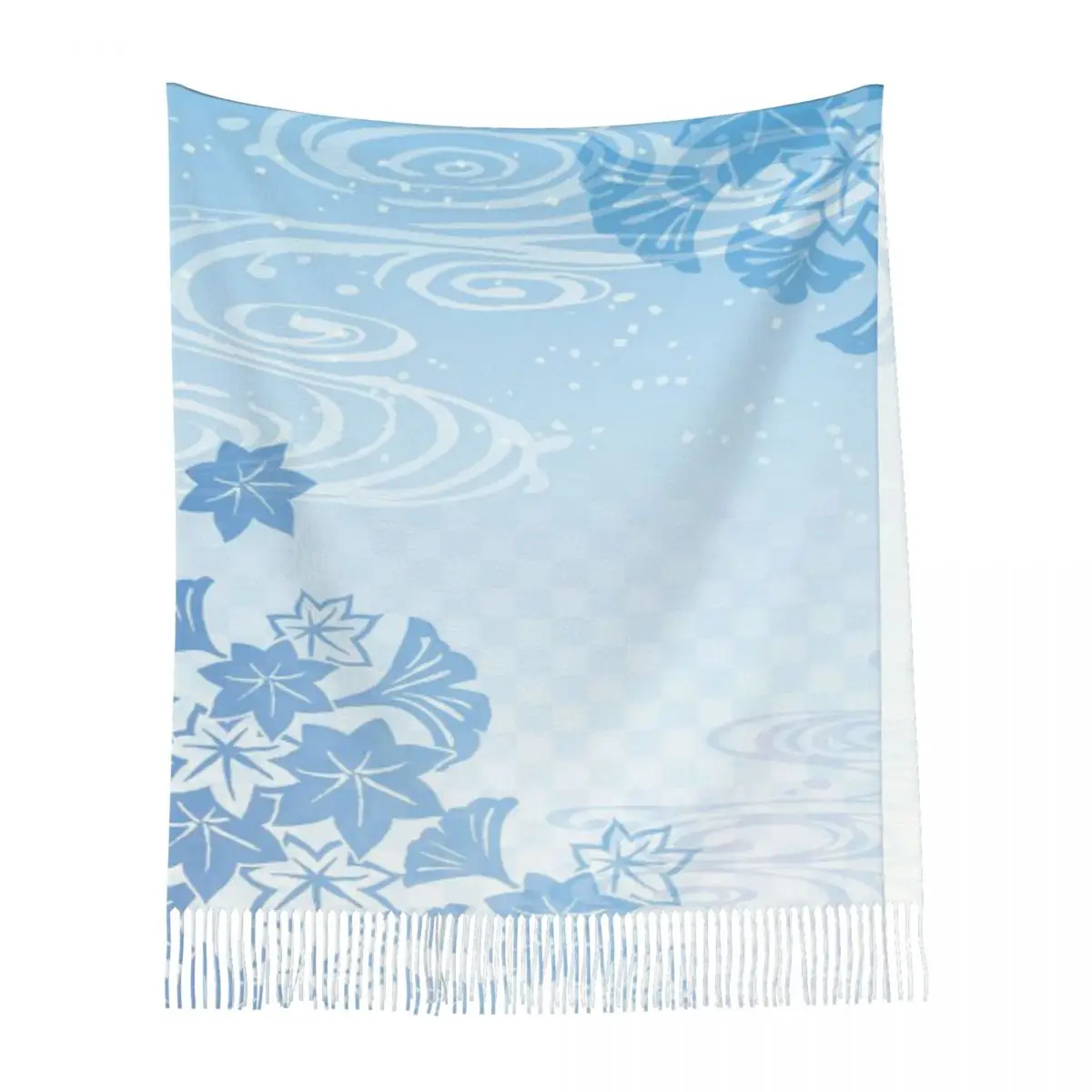 Gusu Lan Sect The Untamed Mo Dao Zu Shi Wei Wuxian Scarf Tassel Scarves for Women Shawls and Wraps Long Fall Winter Shawl Wrap