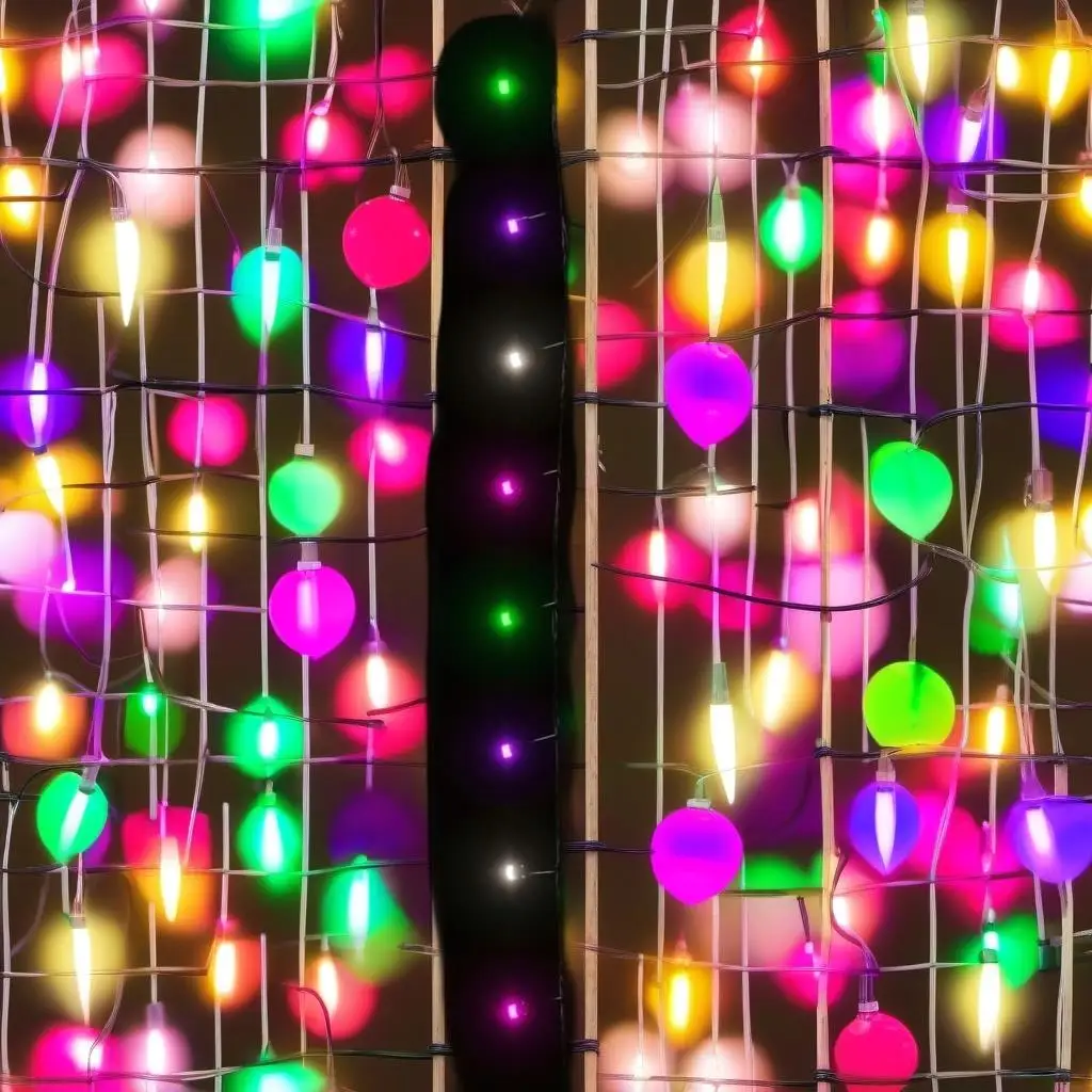 Pastel Multicolor String Lights - 150 LEDs, 49.2ft Flexible PVC Decorative Lighting