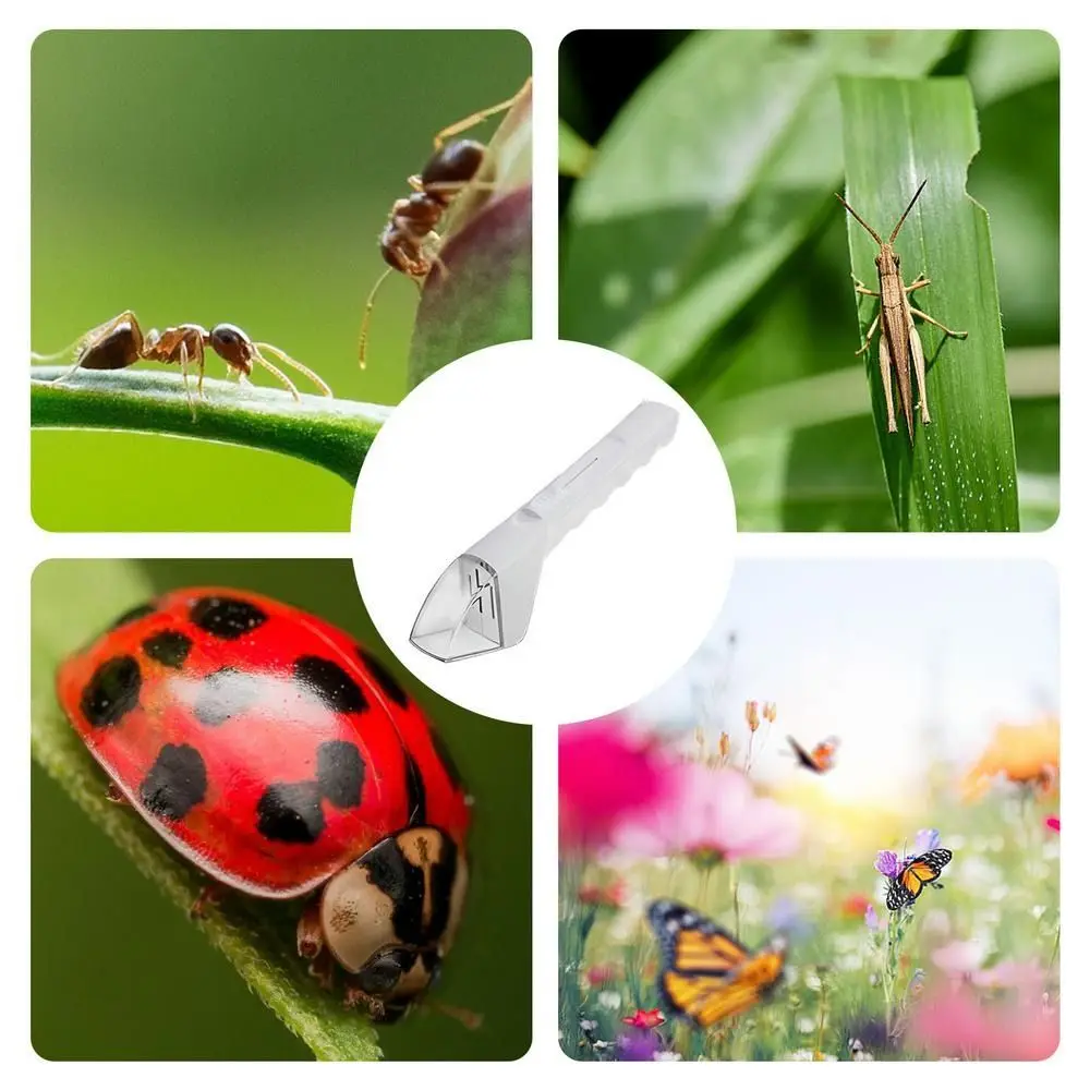 Nieuwe Vergrotende Quick Release Worm Catcher Fly Grabber Bug Nature Flying Insect Trap Contactloze Release Ongediertebestrijding voor