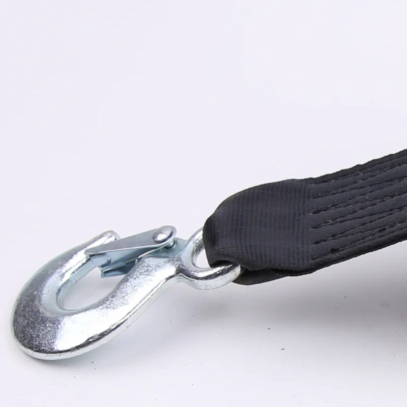 Handwinde 2000LBS8M PolyestergurtbandAnhängerwindeDoppeltahnMotorboot, Gummiboot, Anhängerwinde