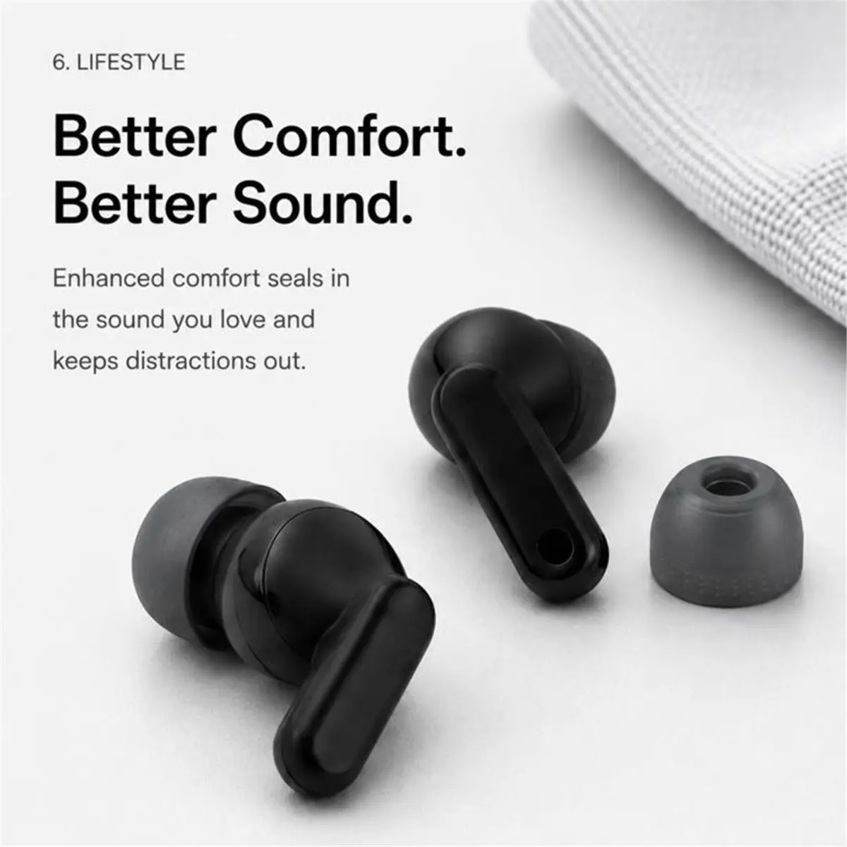Silicone Eartips for -1000XM6 / XM5 / XM4 XDcase Noise Cancelling Earbud Tips Soft Earphone Earplugs for -1000 XM6