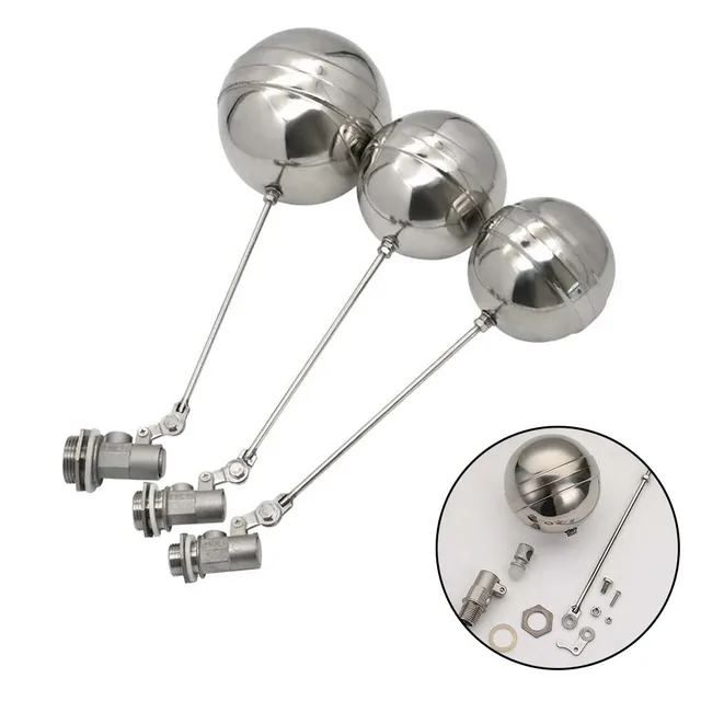 Elettrovalvola 1pc DN15 DN20 DN25 Stainless Steel Automatic Float Valve Water Level Controller Automatic Float Valve Home Improvement Acqua e vapore — dettaglio 2
