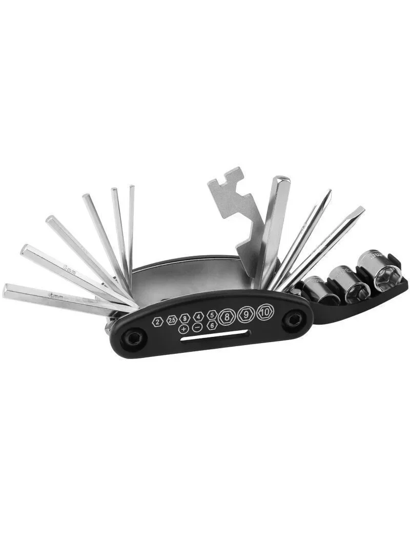 AliExpress NONE Multifunction 16 In 1 Bike Repair Tool Kit Portable Folding Mountain Road Bicycle Maintenance Cycling Emergency Repair Tools