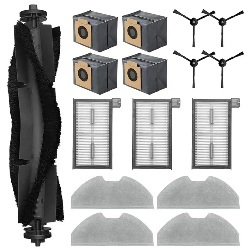 【alta-qualitA】per-robot-aspirapolvere-eufy-x8-pro-ses-spazzola-principale-spazzola-laterale-filtro-hepa-panno-lavapavimenti