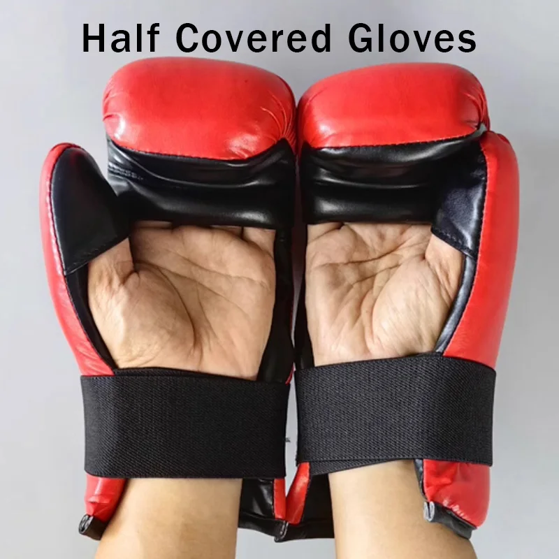 Karate Sparring Taekwondo Hand Fußschutz Set Kickboxen Muay Thai Training Boxhandschuhe Free Fight Kampfsport Fußausrüstung