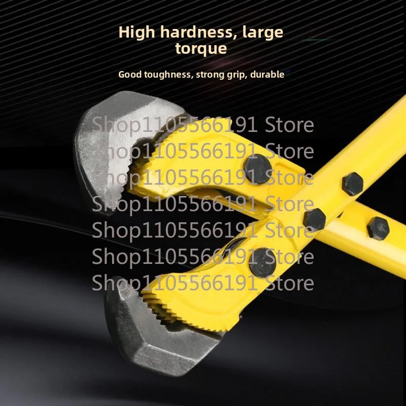 Aluminum Offset Pipe Wrench, 18-inch / 24 Inch Plumbing Wrench Heavy-Duty Adjustable Steel Straight Pipe Wrench