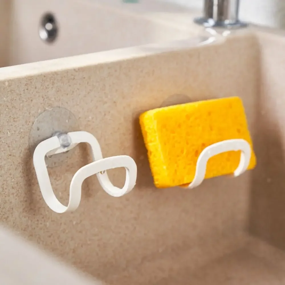 Multifunctional Kitchen Organizer Suction Cup Sink Drain Rack Sponge Storage Holder Kitchen Sink Drainer Bathroom Accessories