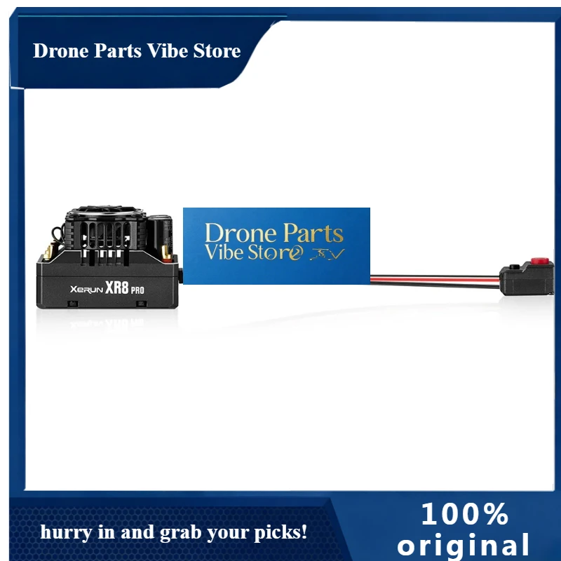 

Drone Parts1pcs For HOBBYWING XERUN XR8 PRO G3 200A Seneored Brushless ESC For 1/7 1/8 RC Model Car Buggy Racing Accessories