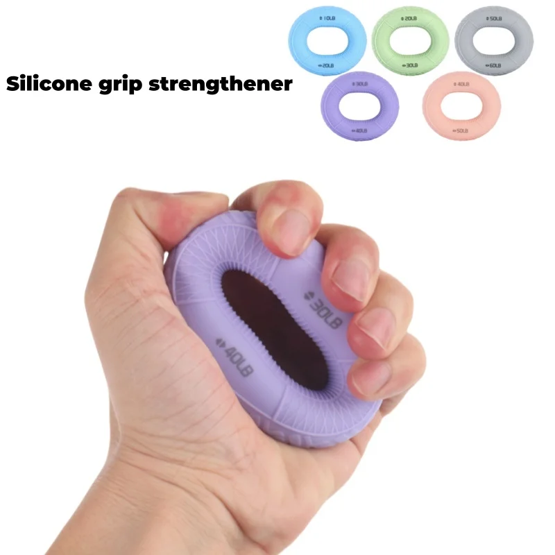 

Silicone Grip Strengthener Dual Dynamics,Grip Ring Professional Training Hand, Arm and Hand Strength,Grip Strength Trainer