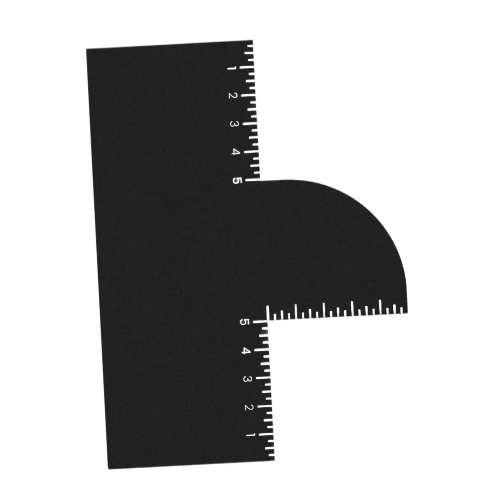 Barbershop Accessories Edge Hair Line Card Reusable PVC Haircut Shaping Tool for Men Hair Styling Needs