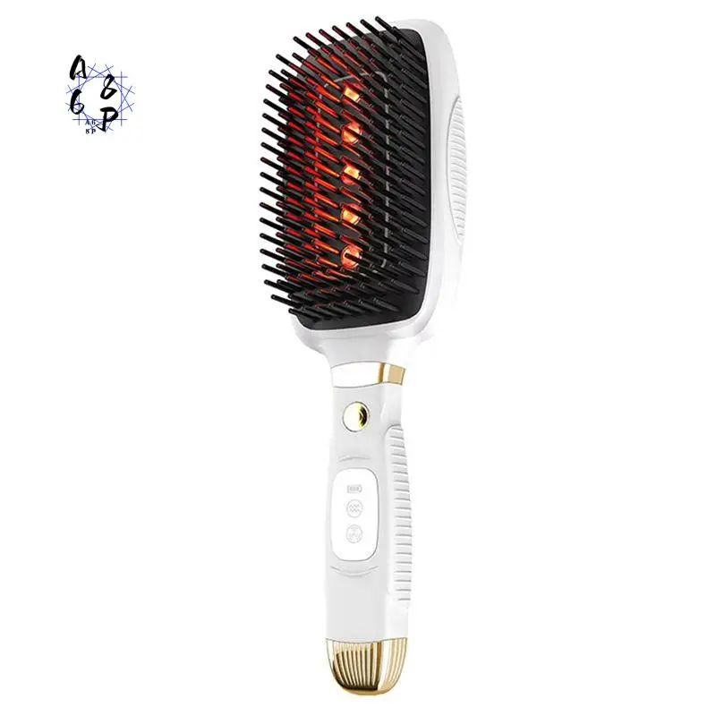 

A68P-Red Light Hair Growth Comb, EMS Micro-Current, Infrared Therapy, Scalp Massage Hairbrush With Vibrations Feature