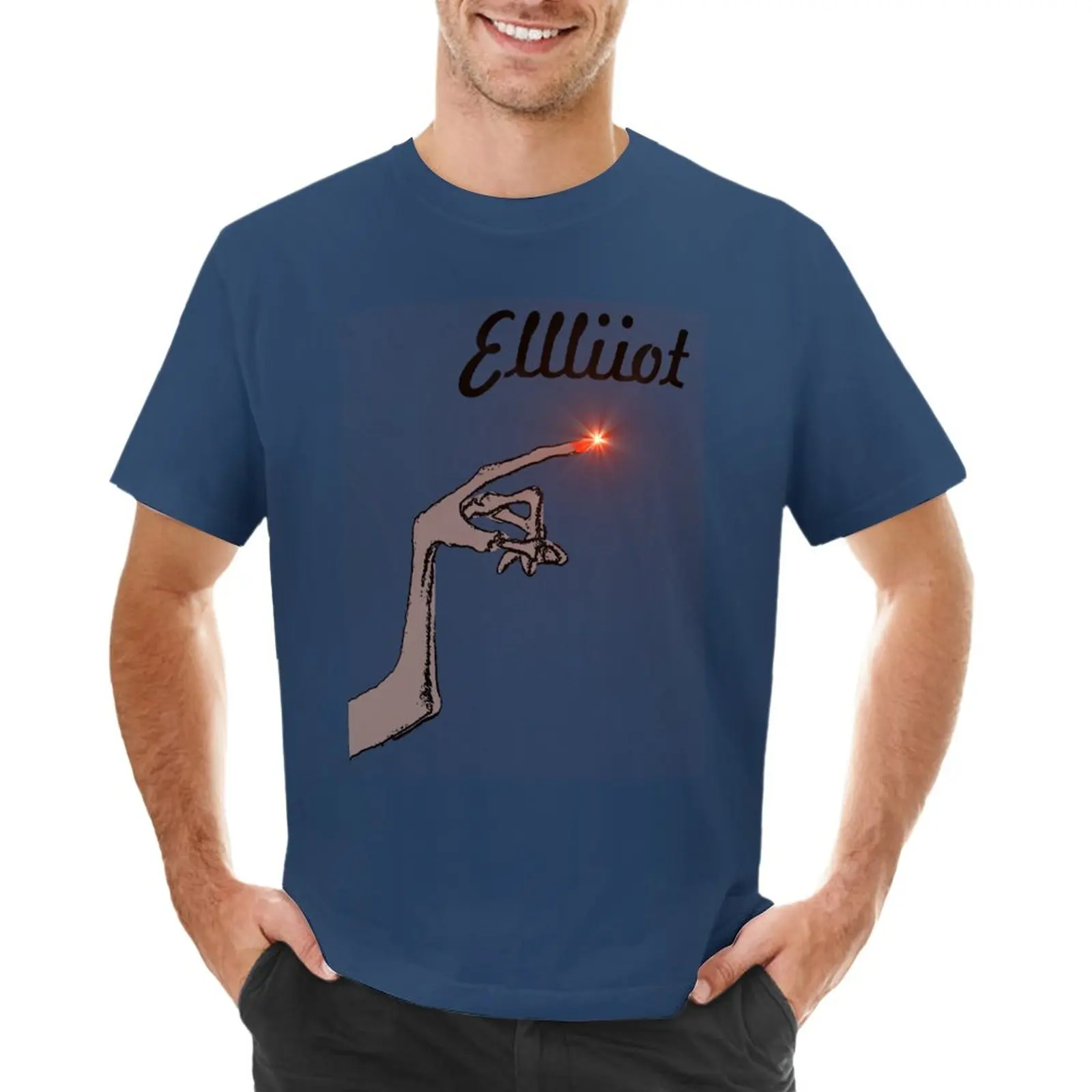 

Футболка эллиiot для мальчиков, с животным принтом, одежда для хиппи graphics, дизайн на заказ, собственные простые мужские футболки