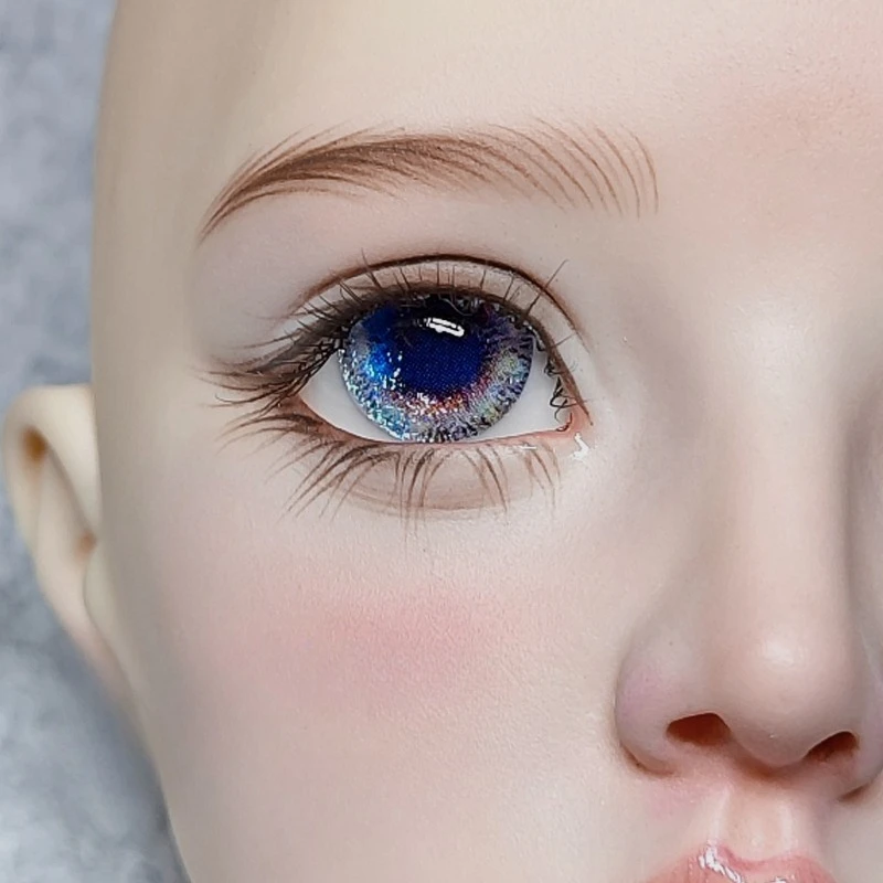 Spark/sea Blue/brown/purple/red/green BJD Resin Eyeball UV Eye Handmade DIY Decoration Cartoon Figure Eyeball Doll Accessories