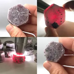 100g Bulk Ruby Natural Stone Raw Red Corundum Crystals Minerals Healing Stones Ruby Gemstones Reiki Home Decoration Room Decor