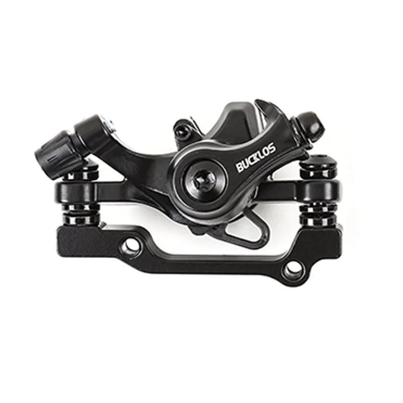 BUCKLOS Fahrrad-Scheibenbremssattel, 160 mm, vorne/hinten, Linie ziehend, Scheibenbremse, Aluminiumlegierung, mechanische Bremsen, Bremssättel, MTB-Teil