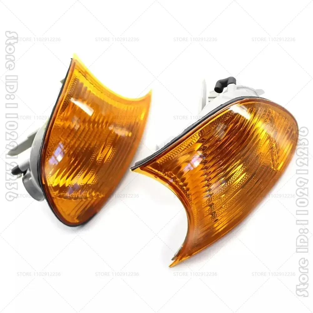 for 1996-2006 E46 BMW 323Ci 325Ci 328Ci 330Ci M3 Front Corner Turn Signal Light Lamp (Without Bulb) 63126904299 63126904300