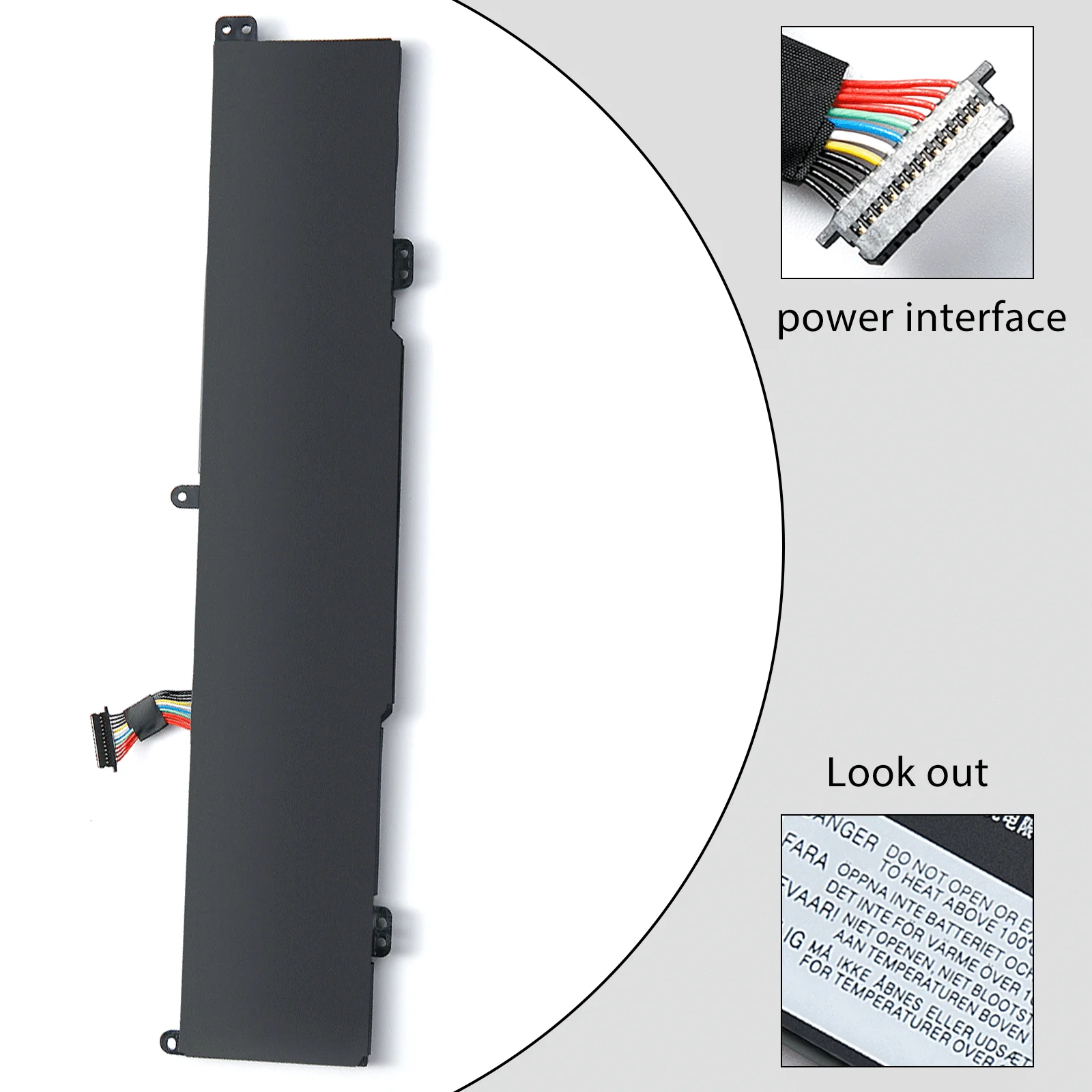 L18M3PF1 L18C3PF1 For Lenovo Ideapad L340 Gaming L340-15IRH L340-17IRH Laptop Battery 5B10T04975 5B10T04976 11.4V 45Wh 4000mAh - Image 4