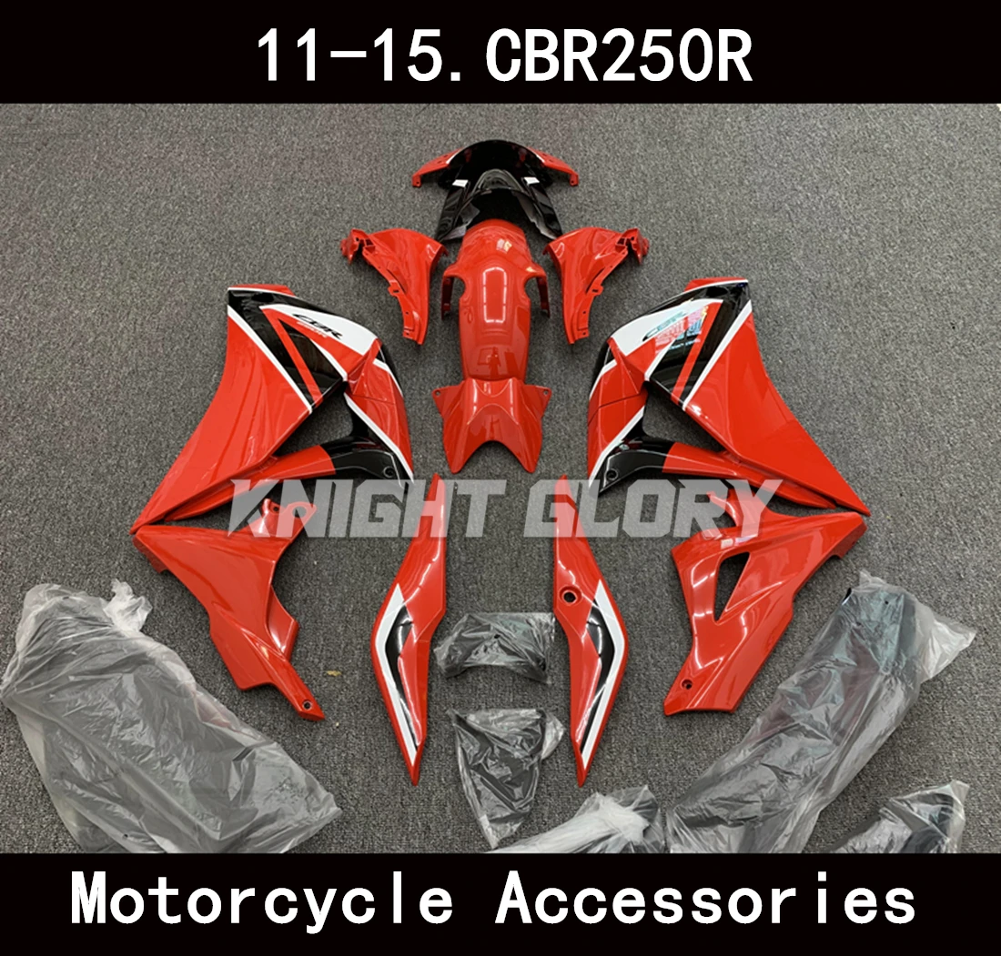 Suitable for CBR250R 2011-2015 MC41 Motorcycle Shell Fairing Spoiler Body ABS Injection Molding