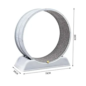 Silent Cat Treadmühle, Haustierfitnessrolle, Anti -Picty, Fußübungen, abnehmbares Teppichrennen, Kletterstruktur, Haustiere Spielzeug 10 Hauptverkaufsrad für Katzenlauf - №8