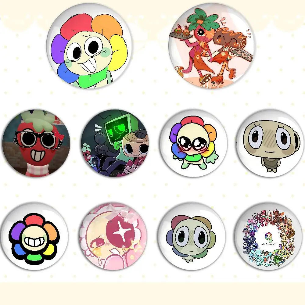 الكرتون لعبة D-Dandys World-S شارات صفيح لينة زر دبوس بروش شارة معدنية مخصصة مجوهرات اكسسوارات قبعة حقيبة التلبيب