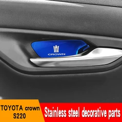 Suitable for Toyota 220 series Crown inner door bowl decoration and stick the steering wheel sequined interior accessories.