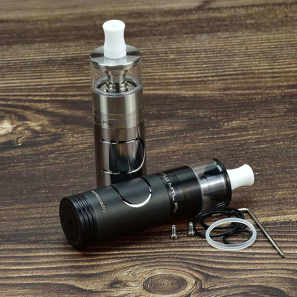 

ennequadro mod Dvarw mtl fl RTA 3.5 ML RTA iSngle Coil vape MTL 22mm Vaporizer mod 18350 Battery VAPE Mechanical Mod