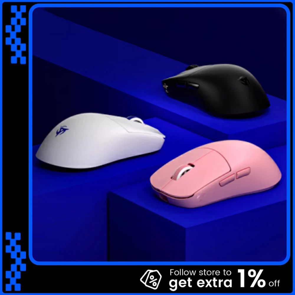 

NINJUTSO Sora V2 Wireless Mouse Three Mode Ergonomics Paw3395 8k Return Lightweight Custom Esports Mouse Pc Gamer Gifts