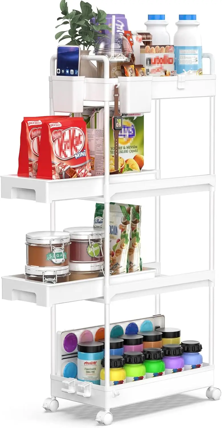 

4-Tier Rolling Storage Cart