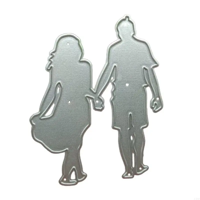 U75C Valentine Cutting Dies Walking Lover Die Cuts สำหรับ DIY Scrapmooking Paper Paper Craft
